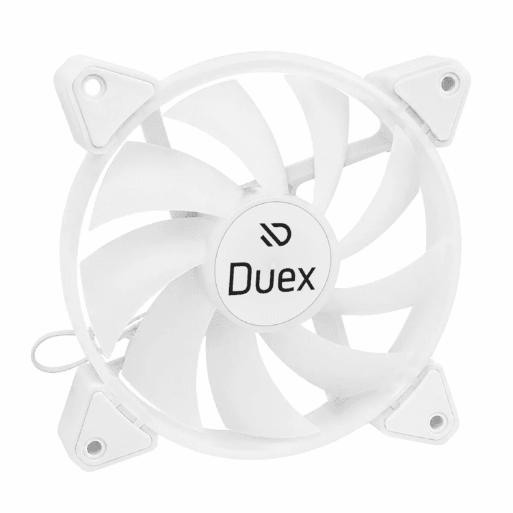 Cooler Fan Gabinete Duex DXC3W Branco 120 mm