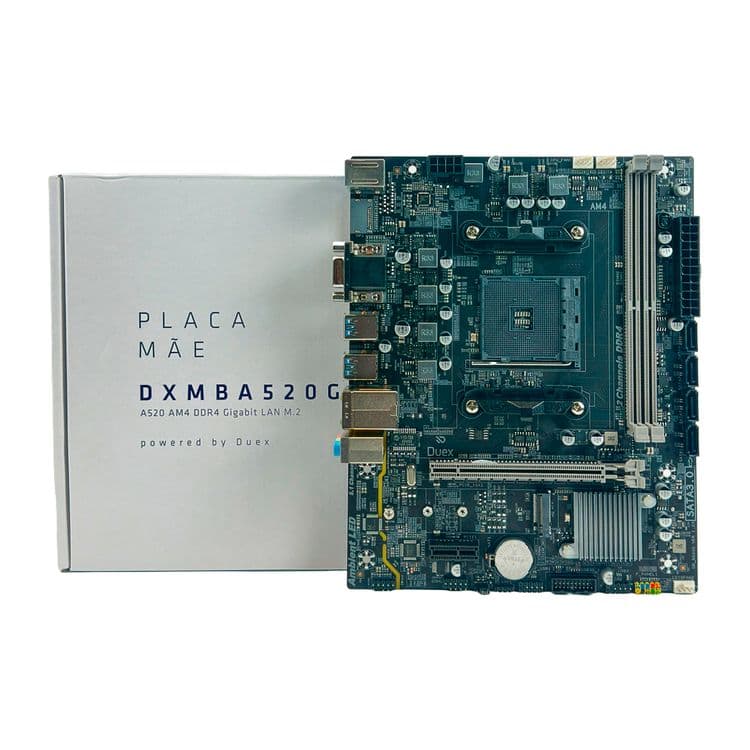 Placa Mãe DXMBA520G M.2 AMD Ryzen AM4 DDR4